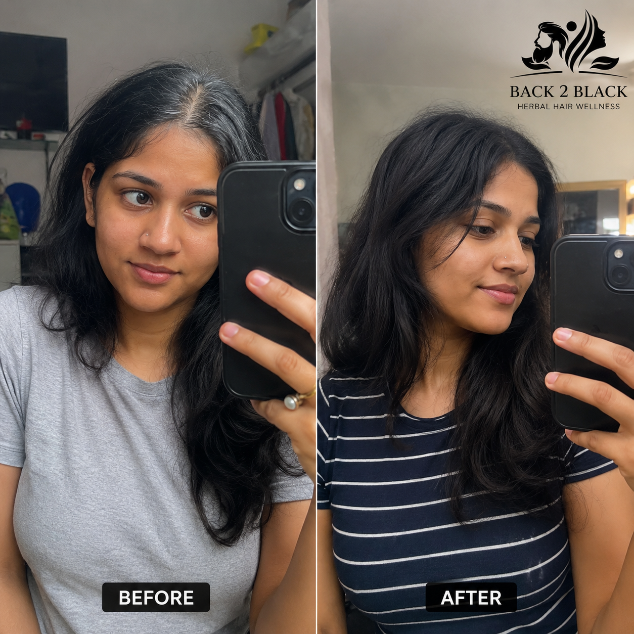 Anti Grey/ White Hair Shampoo (200 ml)