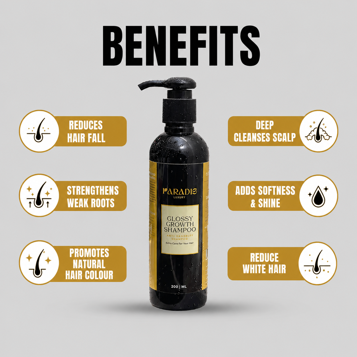Anti Grey/ White Hair Shampoo (200 ml)